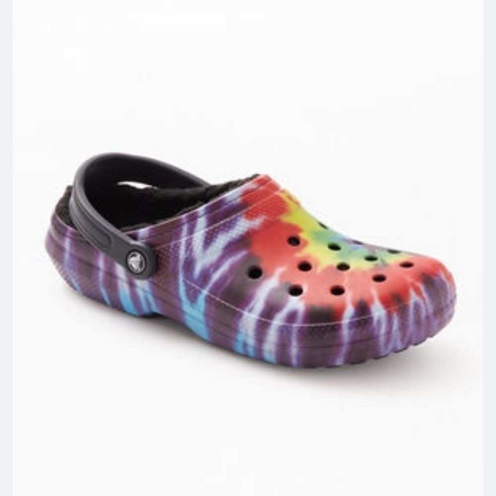 Crocs Women Dual Tie Dyed Comfort Clog Shoes sz 11